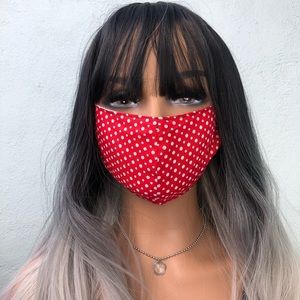 Beautiful Unique Handmade Masks ✨ Red drop ❤️